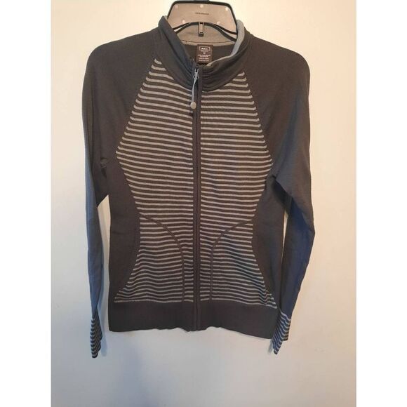 REI Size M Women's Gray Coolmax Zip Sweatshirt - Picture 1 of 3